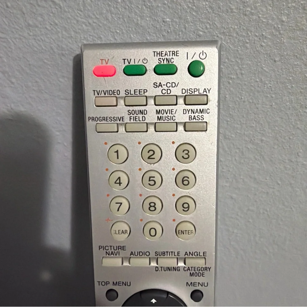 Sony AV Remote Model RM-ADP008 NO BATTERIES